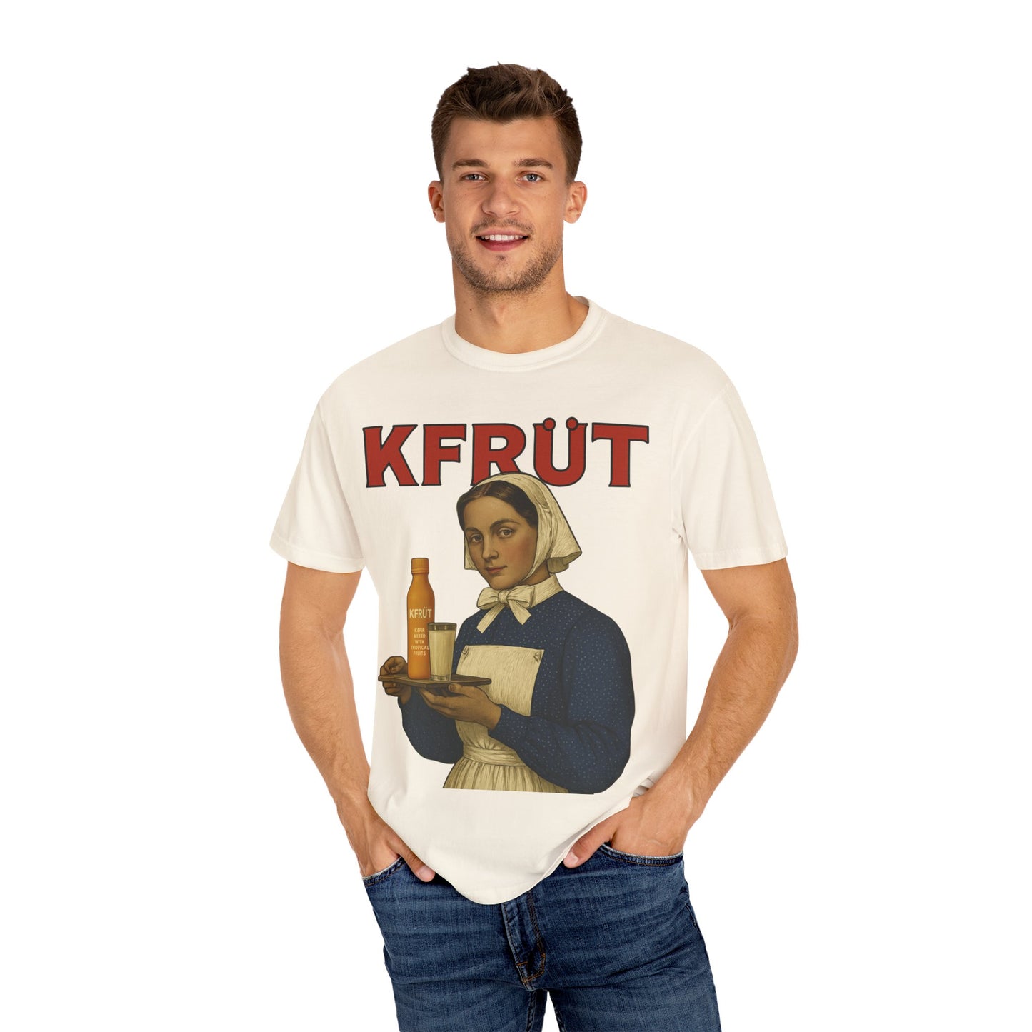 KFRŪT - Vintage Health | Garment-Dyed T-Shirt